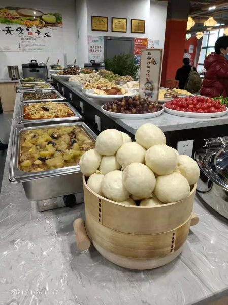 新都无我行清心素食餐馆开业大吉