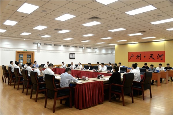 中建四局党委书记、董事长周圣率队拜会广州市天河区委书记谭明鹤