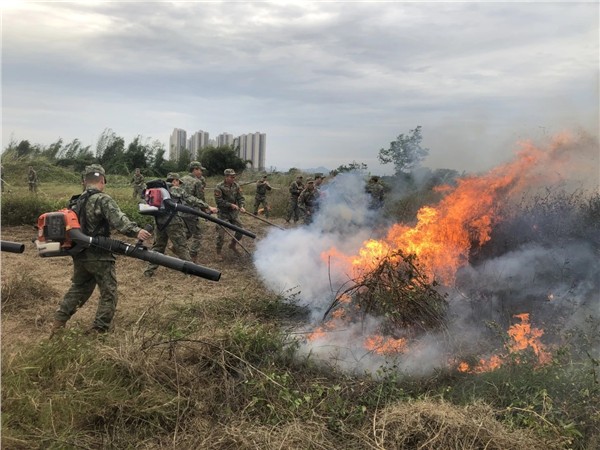 _IBK__IBK__IBK_4.jpg 居安思危练精兵 枕戈待旦护青山 长沙街道开展2025年森林防灭火集训演练